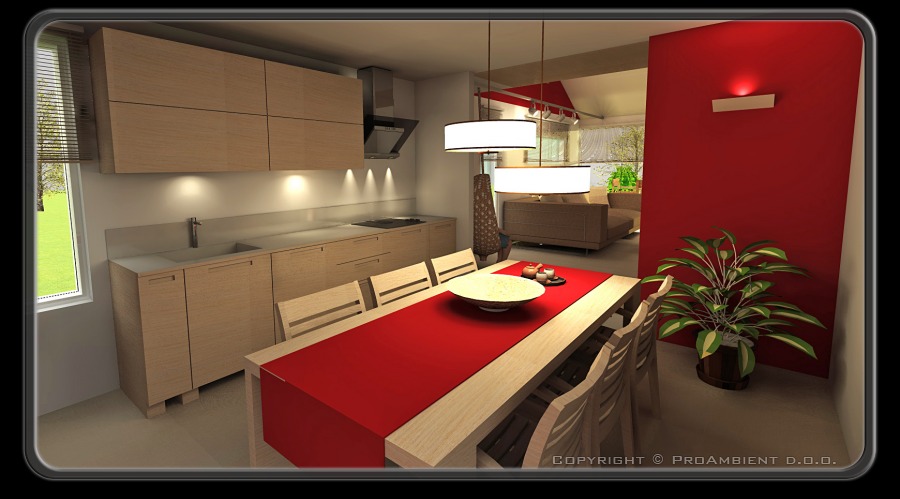 modrna masivna kuhinja